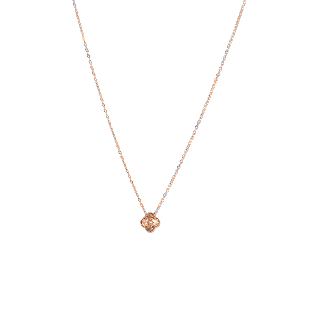 گردنبند ونکلیف تراش تک گل کوچک*