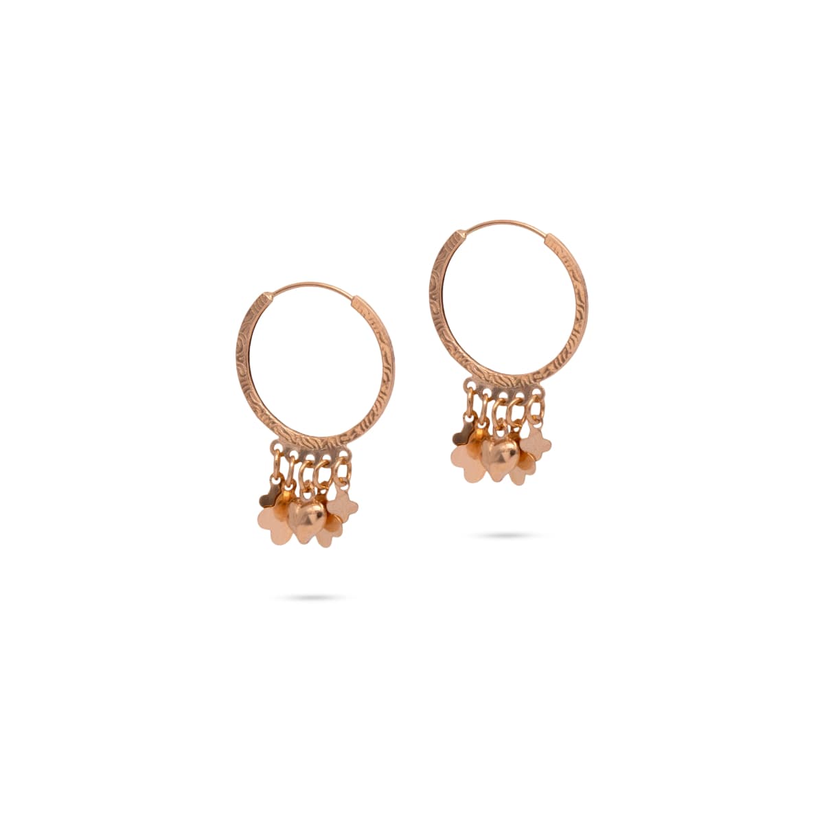 گوشواره حلقه زرآویز 4